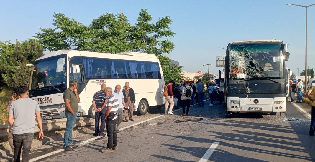 İşçi servisi ile minibüs kafa kafaya çarpıştı! Ölüler ve yaralılar var 2